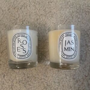 Diptyque Roses &  Jasmin candles 2.4 oz/70 g Set Of 2